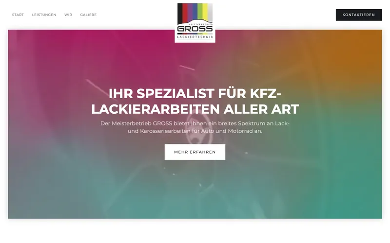 Website Lackiertechnik Gross